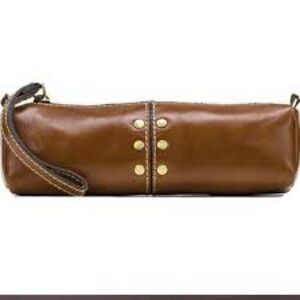 Patricia Nash Brown Isla Oblong wristlet